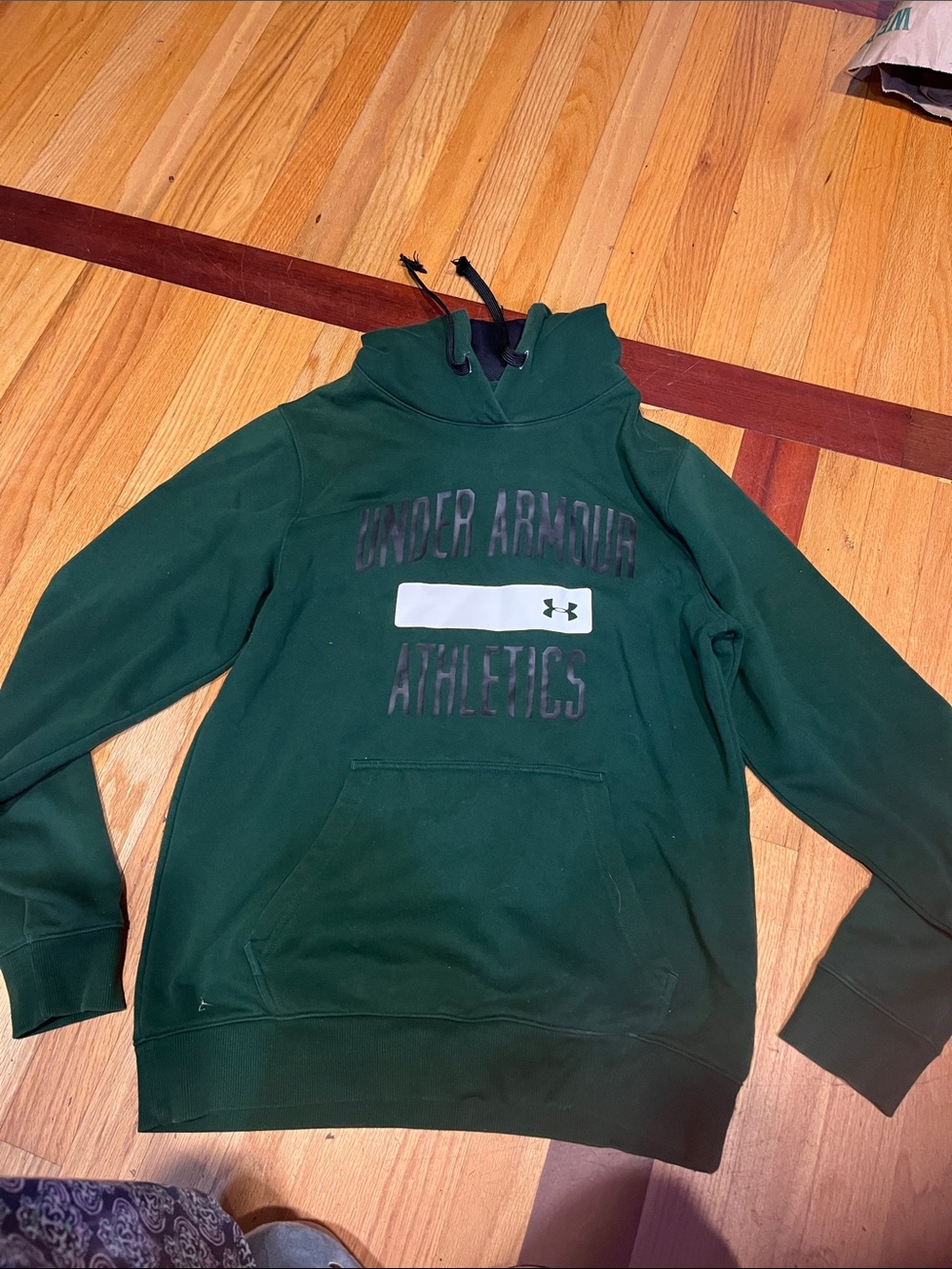 Under Armour Dark Green Crewneck Pullover with Logo